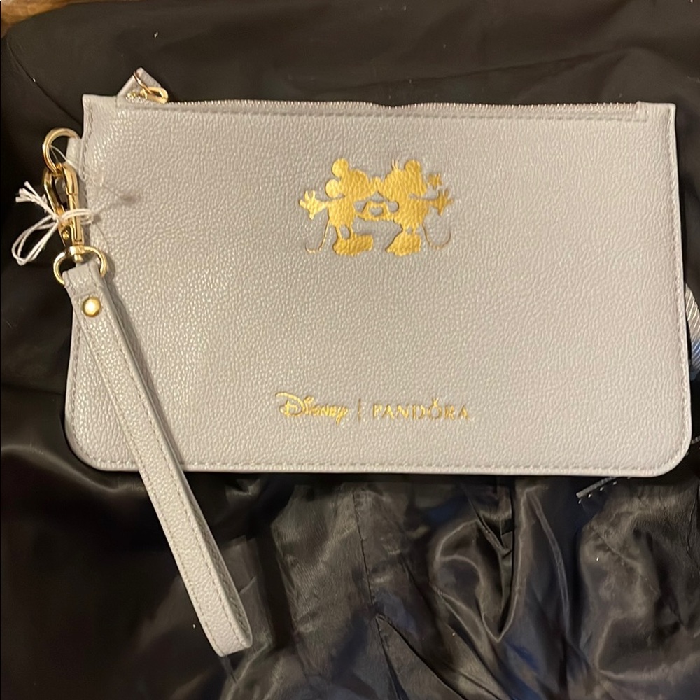Gray Disney Pandora Wristlet